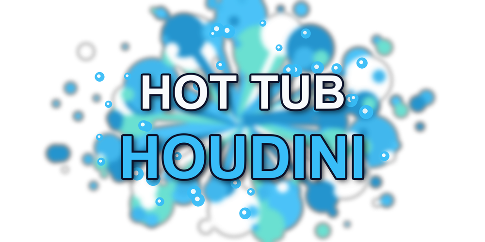 The Hot Tub Houdini Logo
